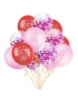 15 sztuk 12 Cal Szczęśliwy 2 lat Globo Urodziny Niebieski Różowy Złota Wzrosła Lateksowe Konfetti dla Dzieci Birthday Party deko