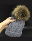 2018 kobiet kapelusze Dodać aksamitna Polar Wewnątrz Czapki Czapki Zimowe dla kobiet 100% Futro Szopa Pomponem Kapelusz Kobiet S