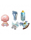 5 sztuk Dziecko 1st Balony Zabawki Zestaw Różowy Niebieski Numer Folia Kulki Powietrza Chłopiec Dziewczyna Zabawki Dekoracje Dla