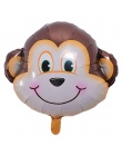 Nowy Mini Cartoon Mini Lew i Małpa & Tiger Zwierzęta Głowy Hel Foliowe nadmuchiwane Zabawki Zwierząt Powietrza Zabawki Dla Dziec