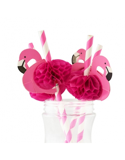 10 sztuk/partia Rose Flamingo Słomka do picia Unikalna Pitnej Rury Kids Party Akcesoria Kolorowe Plastikowe dzieciak Zabawki Fir