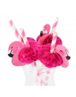 10 sztuk/partia Rose Flamingo Słomka do picia Unikalna Pitnej Rury Kids Party Akcesoria Kolorowe Plastikowe dzieciak Zabawki Fir