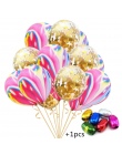 15 sztuk/paczka Rainbow Kolor 10 sztuk Agat + 5 sztuk konfetti balon + 1 sztuk Losowy Kolor Wstążka Boże Narodzenie Urodziny par