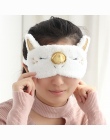 Śliczne Unicorn Śpiąca Eye Zabawki Maska Kreskówki Blindfold Okładce Oka Cień Miękka Okładka Girl Kid Nastolatek Podróży Snu Eye