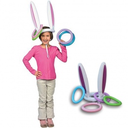 Nadmuchiwane Bunny Uszy Królika Kapelusz 4 Pierścienie Podrzucać Gry Zabawy zabawki Dla Dzieci Party Deer Head Okucie Narzędzia 