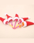 6 sztuk Mini Santa Claus Kapelusz Christmas Xmas party Wakacje Lollipop Top Topper Dekoracyjne Kreatywny Czapki Prezent Na Boże 