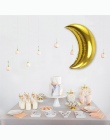 5 sztuk 36 Cali Crescent Moon Hel Balony Balony dla Birthday Party Dekoracje Ślubne dzieciaka Party (Golden)