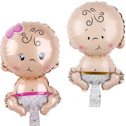 Mini Baby Shower Dziewczyna Chłopak Balon Dekoracje Dzieci Prezenty