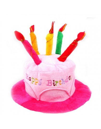 Moda 3D Tort Urodzinowy Czapki Wspaniały Prezent Kapelusz Ciasto Z Świece W Kształcie Cap