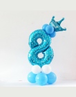 Wszystkiego najlepszego z okazji Urodzin Dekoracje Świąteczne Dla Dzieci balon Aluminium Cyfra Kulki Powietrza Event Party Mater
