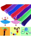 100 sztuk Materiały Montessori Chenille Puzzle Zabawki Dla Dzieci Edukacyjne Zabawki Rzemiosła dla Dzieci Czyszczenia Rur Handma