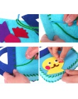 DIY Włókniny Tkaniny Ręcznie Torba Ręcznie Robione zabawki Cartoon Stereo Wklej Arts & Crafts Zabawki dla Przedszkola Dziecko Dz