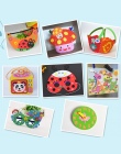 Happyxuan 8 wzory/lot Dzieci DIY Art Craft Zestawy Zestaw Naklejki Z Pianki EVA Przedszkole Kreatywny Ręcznie Edukacyjne Zabawki