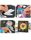 9 sztuk/zestaw DIY Shimmer Gwiaździste Niebo Kolorowe Starry Glitter Transferu Naklejka Art dzieci puzzle kreatywny edukacji zab