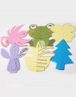 Abbyfrank 96 sztuk Papieru Łodzie Kid Toy DIY Origami Papierowe Kwiaty Zwierzęta Art Naklejka School Student Rzemiosła Zabawek E