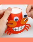 12 sztuk Dla Dzieci naklejki 3D DIY handmade papierowe kubki zestaw materiał/Cały zestaw edukacyjne Dla Dzieci przedszkole szkoł