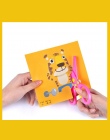 100 sztuk Dla Dzieci cartoon kolor składane i cięcia papieru zabawki/kingergarden art craft DIY zabawki edukacyjne dla dzieci, d