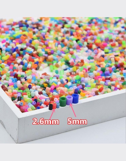 1000 sztuk/worek 2.6mm Hama Koraliki 72 Kolorowe Mieszane Rzemiosła DIY Mini Bezpiecznik Perler Koraliki Jigsaw Puzzle Dla Dziec
