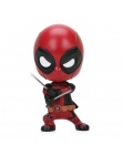 Mini 10 cm Deadpool Marvel Zabawki Rysunku Bobble Głowy 1/10 Skala pomalowana Spider-man Czarna Pantera Kolekcjonowania Model La