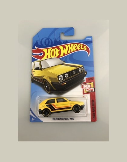 Nowościach 2018 8j Hot Wheels 1: 64 żółty Volks golf mk2 Modeli Samochodów Kolekcja Dla Dzieci Zabawki Pojazdu Dla Dzieci hot sa