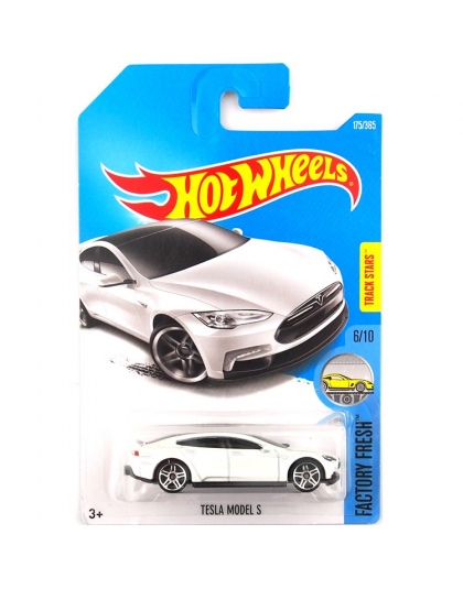 Nowy 2017 Hot Wheels 1: 64 Białe Modele S Tesla Metal Diecast Modele Pojazdów Samochody Zabawki Dla Dzieci Dla Dzieci