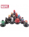 4-5 cm 12 sztuk/zestaw Zabawki Marvel Avengers Rysunek Ustaw w Wersji Q Iron Man Hulk Thor Kapitan Ameryka Spiderman Ultron Mode