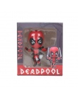 Nowy 10 cm Deadpool Marvel Zabawki Rysunku Bobble Głowy 1/10 Skala Malowane Wade Winston Wilson Superhero Kolekcjonerska Model L