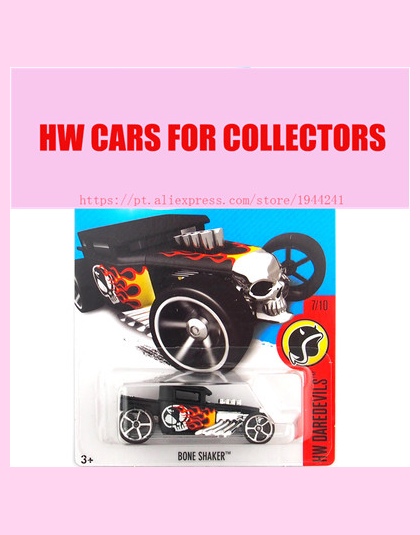 2017 Hot Wheels 1: 64 Czarny Kości Sharker Metal Diecast Pojazdu Samochody Kolekcja Zabawki Dla Dzieci Dla Dzieci Juguetes