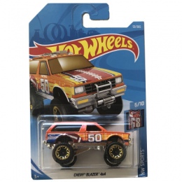 Nowościach 2018 8c Hot Wheels 1: 64 pomarańczowy chevy blazer 4/4 Modele Samochodów Kolekcja Dla Dzieci Zabawki Pojazdu Dla Dzie