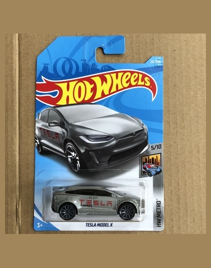 Nowościach 2018 8L Hot Wheels 1: 64 srebrzysty TESLA MODEL X Modeli Samochodów Kolekcja Dla Dzieci Zabawki Pojazdu Dla Dzieci ho
