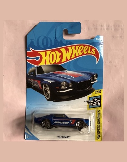 Nowości 2018 8g Hot Wheels 1: 64 Niebieski 70 camaro Modeli Samochodów Kolekcja Dla Dzieci Zabawki Pojazdu Dla dzieci gorący sam