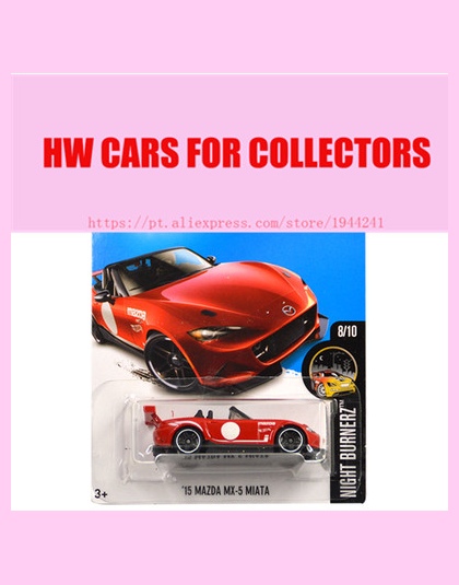 Toy cars 2016 New Hot Wheels 1: 64 mazda mx5 miata Modeli Metal Diecast Kolekcja Dla Dzieci Zabawki Samochodu Pojazdu Juguetes