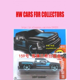 Nowi 2017 Hot Wheels 1: 64 Czarny Chevy Silverado Juguetes Pojazdu Samochody Diecast Kolekcja Zabawki Dla Dzieci Dla Dzieci