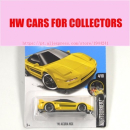 2017 New Hot Wheels 1: 64 żółty acura nsx Modeli samochodów Metal Diecast Kolekcja Dla Dzieci Zabawki Samochodu Pojazdu Juguetes