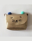 Hot Sprzedaż Śliczne Dzieci Dziewczynki Kitka Mały Kot Ramię Messenger torba Mini Portmonetki PU Skórzane Torebki Portfel Prezen