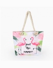 Gorąca Sprzedaż Flamingo Drukowane Torba Na Co Dzień Kobiety Płótno Plaża Torby Wysokiej Jakości Kobieta Pojedyncze Ramię Torebk