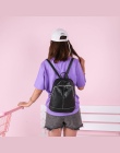 2018 Kobiety Mody Patentowej skóry Plecak Luksusowe PU Leather Dziewcząt Tornister Kobiet Proste Mini Travel Plecak Back Pack