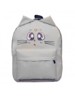 Piękny Kot Drukarnie Plecak Kobiety Płótno Plecak Szkolny Dla Nastolatków Panie Casual Śliczne Plecak Bookbags Mochila Feminina