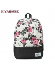 Miyahouse Kobiety Plecaki Dla Nastoletnich Dziewcząt Kwiatowy Drukowane Torby Szkolne Podróży Rozrywka Laptop Plecak Kobiet Canv