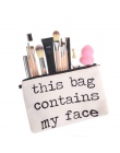 Jom Tokoy 2018 3D Drukowania Kosmetyczka Moda Kobiety Marka makeup bag To Opakowanie Zawiera Moją Twarz