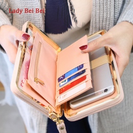 Portmonetka portfel kobiet znanych marek posiadaczy kart telefon komórkowy kieszeń na prezenty dla kobiet pieniądze clutch bag