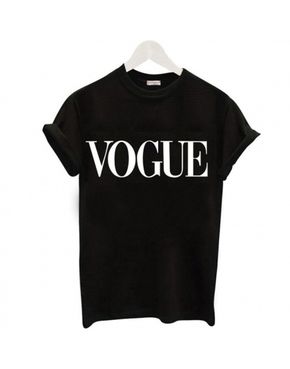 Plus Rozmiar S-XL Harajuku Lato T Koszula Kobiety New Arrivals Moda VOGUE Nadrukiem T-shirt Kobieta Tee Topy Przypadkowa Kobieta