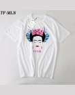 2018 Nowych Moda Frida Kahlo T-Shirt Frida Dziewczyna Mocy Strój Unisex Tshirt Feminist Tee Druku Bawełniane harajuku t shirt Ko