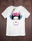 Hillbilly Nowe Mody Frida Kahlo T-Shirt Frida Dziewczyna Mocy Strój Unisex Tshirt Feminist Tee DTG Druku Modalne Elastan Kobiet 