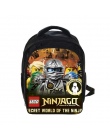 Dzieci 3D Kreskówki Torby Szkolne Chłopcy Dziewczęta Plecaki Lego Ninjago Wzór Tornister Dzieci Codzienne Plecaki Najlepszy Plec