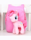 Nowa Marka Wysokiej Jakości Śliczne Minion 3D My Little Pony pluszowy Plecak Torba Na Ramię Dla Dzieci Cartoon Tornister dla Dzi