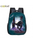 Dinozaur Magii Smoka Plecak dla Dzieci Zwierzęta Dzieci Chłopcy Dziewczyny Torby Szkolne Przedszkole Tornistry Plecak Book Bag