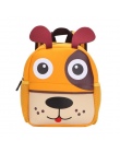 Dzieci 3D Cute Animal Projekt Plecak Maluch Dzieciak Neoprenu Torby Szkolne Przedszkole Dziewczyny Chłopcy Cartoon Zoo Paczka Pi