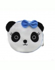 YIYOHI Gorąco Na Sprzedaż Kawaii Cartoon Panda/Wiewiórka Dzieci Pluszowe Monety torba Torebka Zip Zmień Purse Portfel Dzieci Dzi