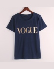 Plus Rozmiar XS-4XL Moda Lato T Koszula Kobiety VOGUE Nadrukiem T-shirt Kobiet Topy Koszulkę Femme Nowości Hot Sprzedaż